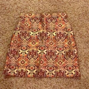 Gianni Bini Patterned Skirt